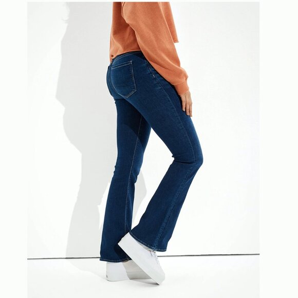 American Eagle Outfitters High Waisted Rise Super Stretch Artist Flare Pant 14XS - Picture 2 of 6